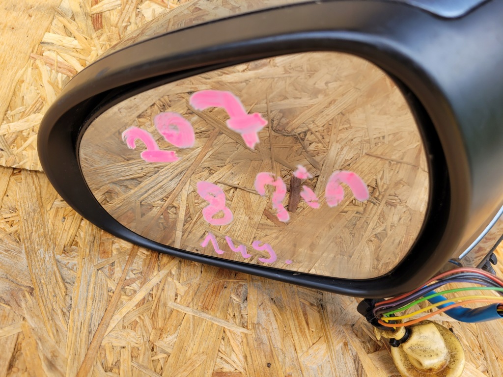 фото №2, Зеркало наружное левая peugeot 207 8pin