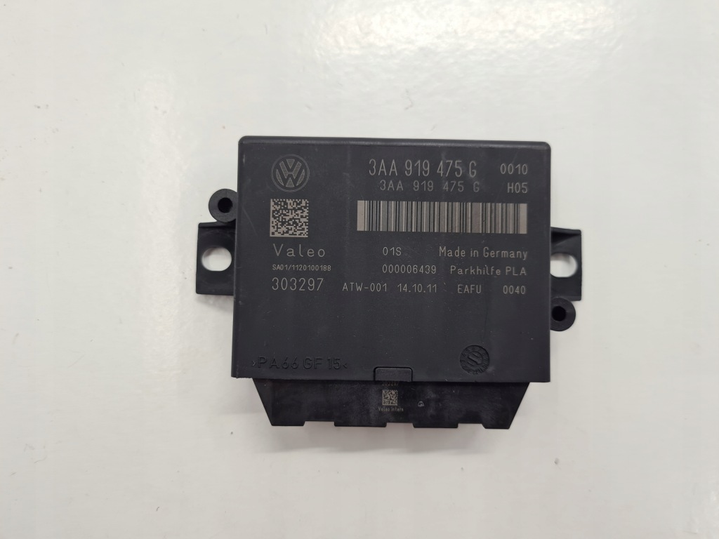 фото №1, Vw passat cc модуль блок управления pdc 3aa919475g