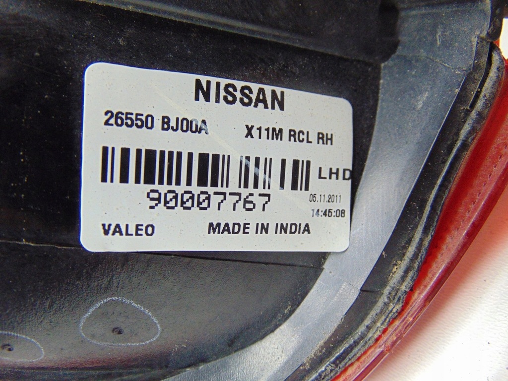 фото №11, Лампа права задня nissan nv200 26550bj00a europa оригінал