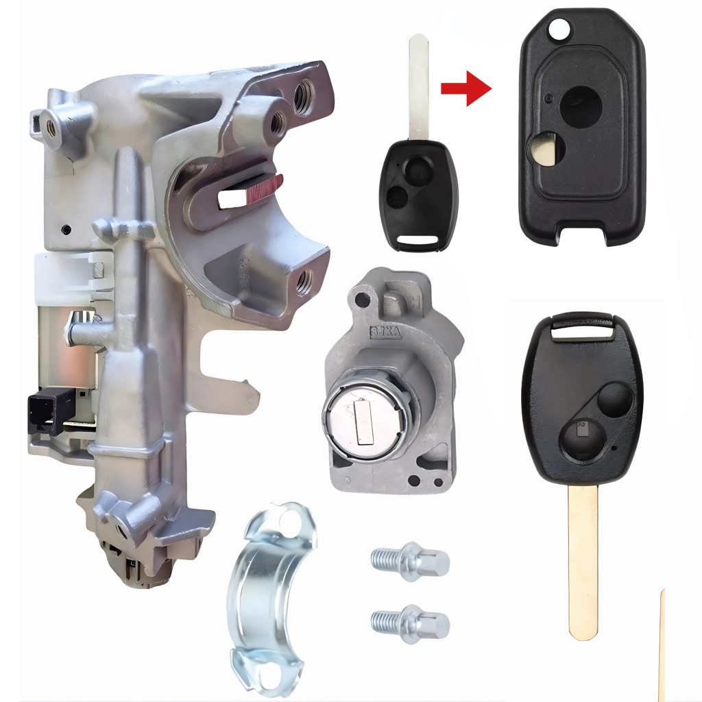 фото №1, Замок зажигания вкладыш замка зажигания вкладка замка дверь левая комплект honda crv cr-v iii