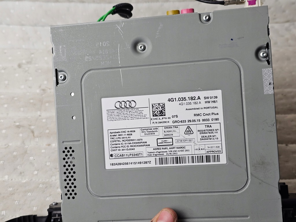 фото №6, Зчитувач радіо navi навігація mmi audi a6 c7 4g a7 4g1035182a