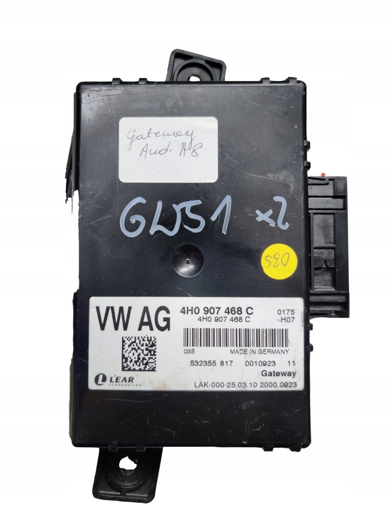 фото №1, Модуль шлюз audi a8 4h0907468c dopiszę