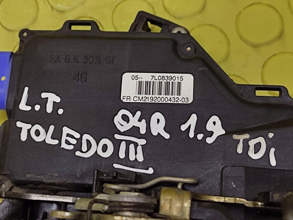 фото №7, Seat toledo iii замок дверь левый задняя 7l0839015