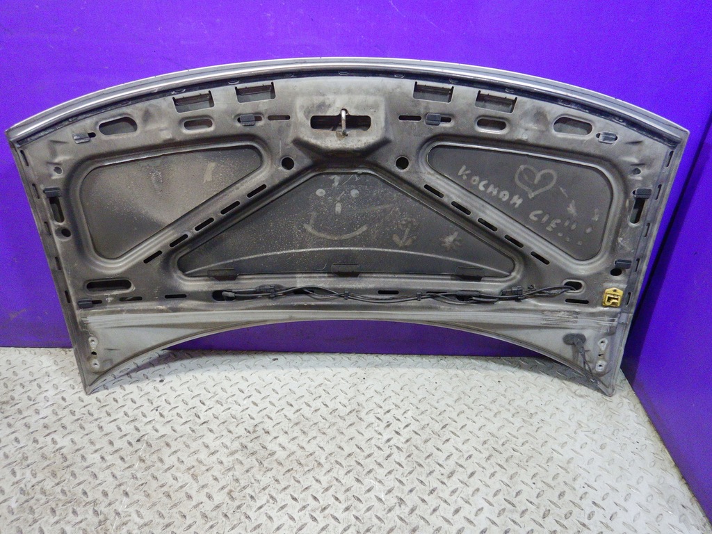 фото №4, Seat alhambra i 96-00 капот крышка двигателя lb7z