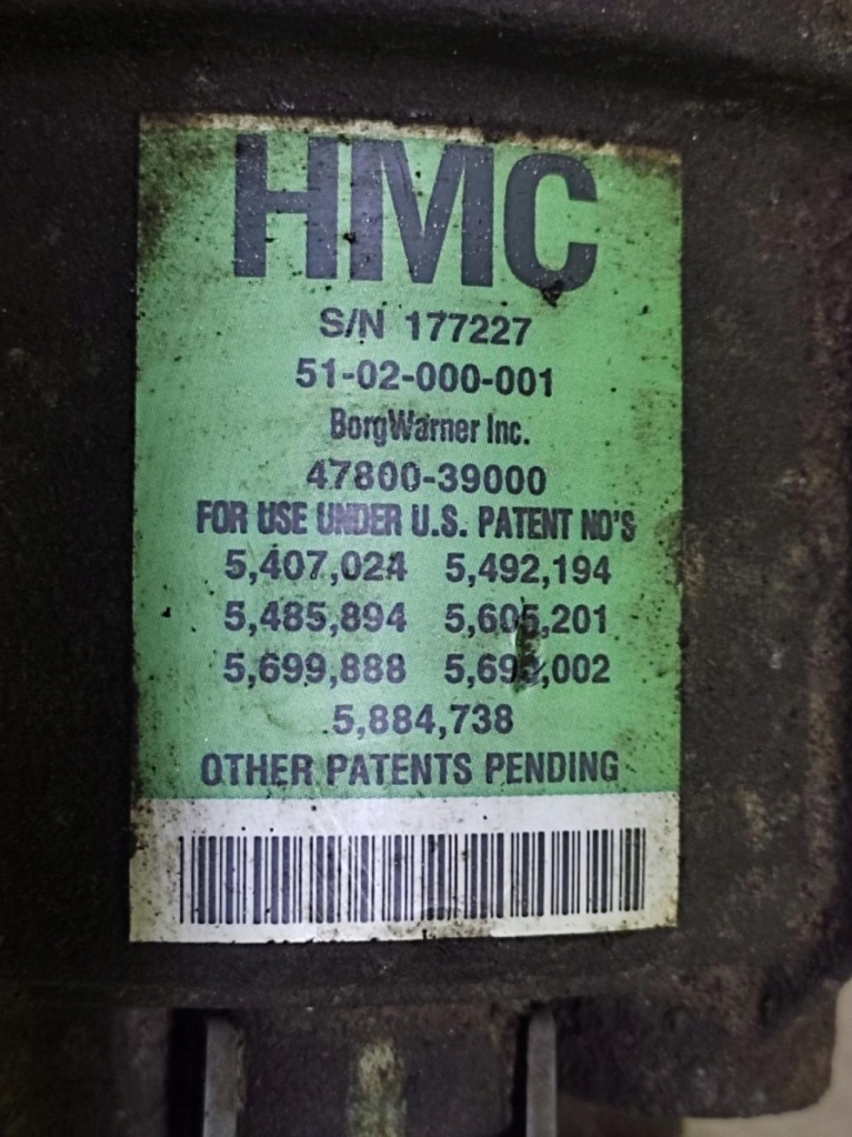 Hyundai santa fe 1 2.0 d мост задний дифференциал 4780039000 Киев