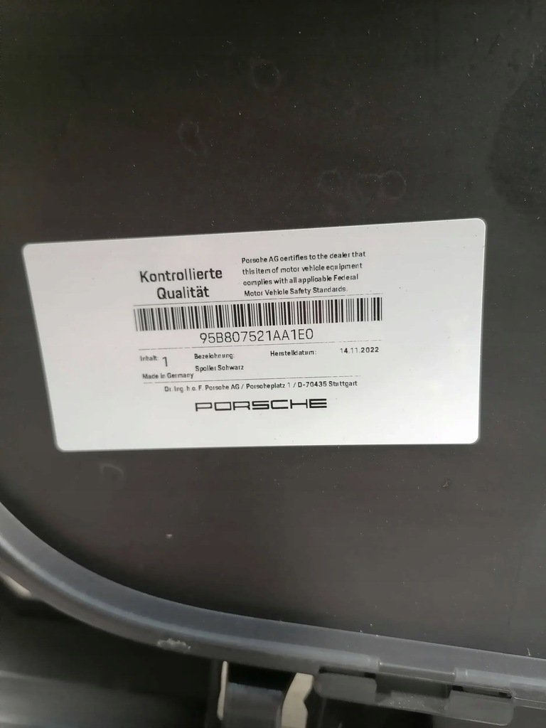 фото №10, Macan спойлер бампер задня 95b807521a