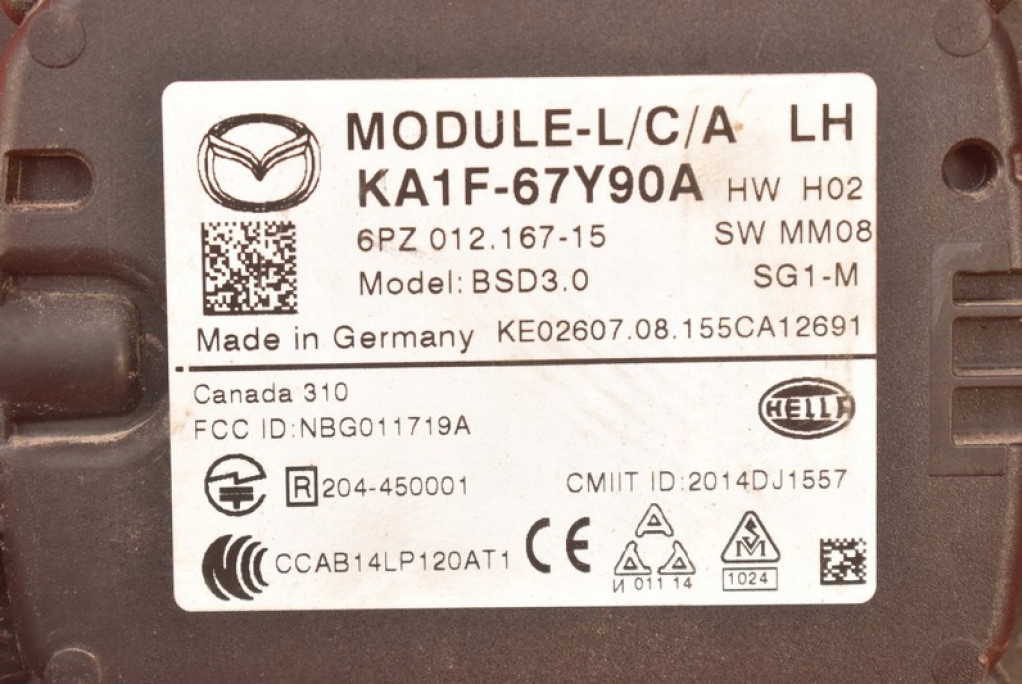 фото №6, Датчик поперечина руху лівий задня ka1f-67y90 mazda cx-5 1 i 2.5 192 km lift 12-17