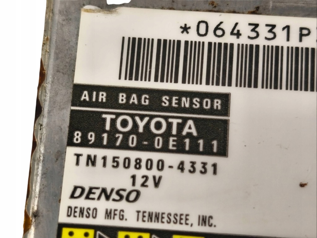 Блок управления подушка безопасности toyota highlander xu50 891700e111 с Разборки