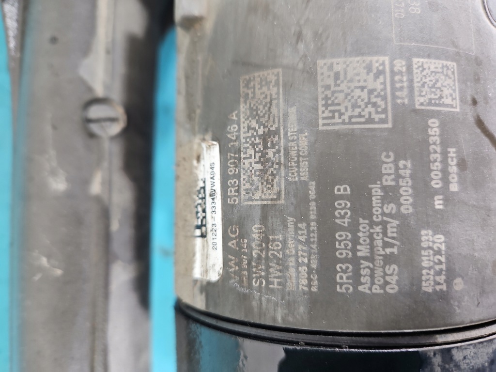 фото №14, Трансмісія кермова рейка рульова vw caddy iv 5wb423105a, 5r4423050a