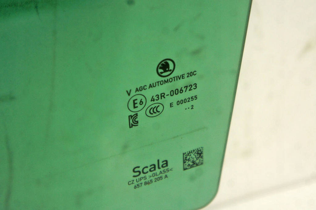 фото №6, Ub118 skoda scala стекло дверь левый задняя 22r 657845205a