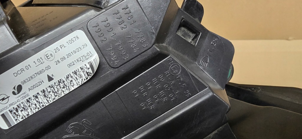 фото №11, Opel zafira d vivaro c левая лампа перед передняя