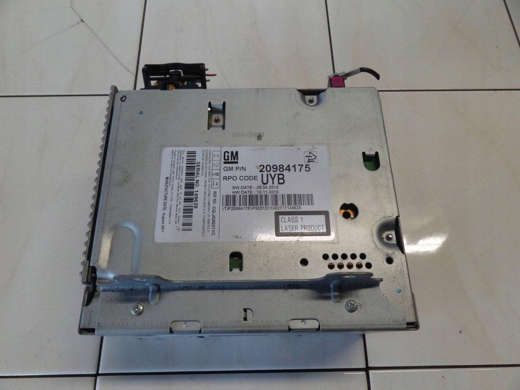 Купити Chevrolet cruze 1 2011 радіо радіопрогравач 20984175uyb відсутній код