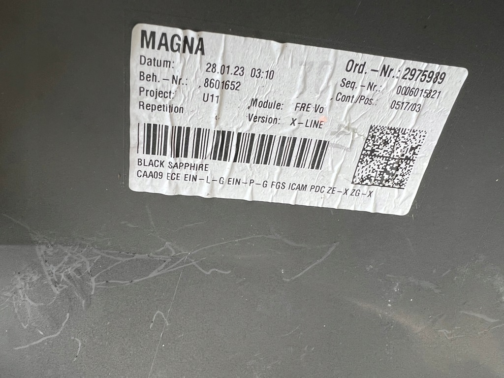 фото №13, Бампер перед передний bmw x1 u11 x line цвет 475