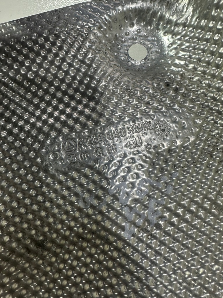 фото №5, Захист теплова дна, лист теплова mercedes c klasa w205 de