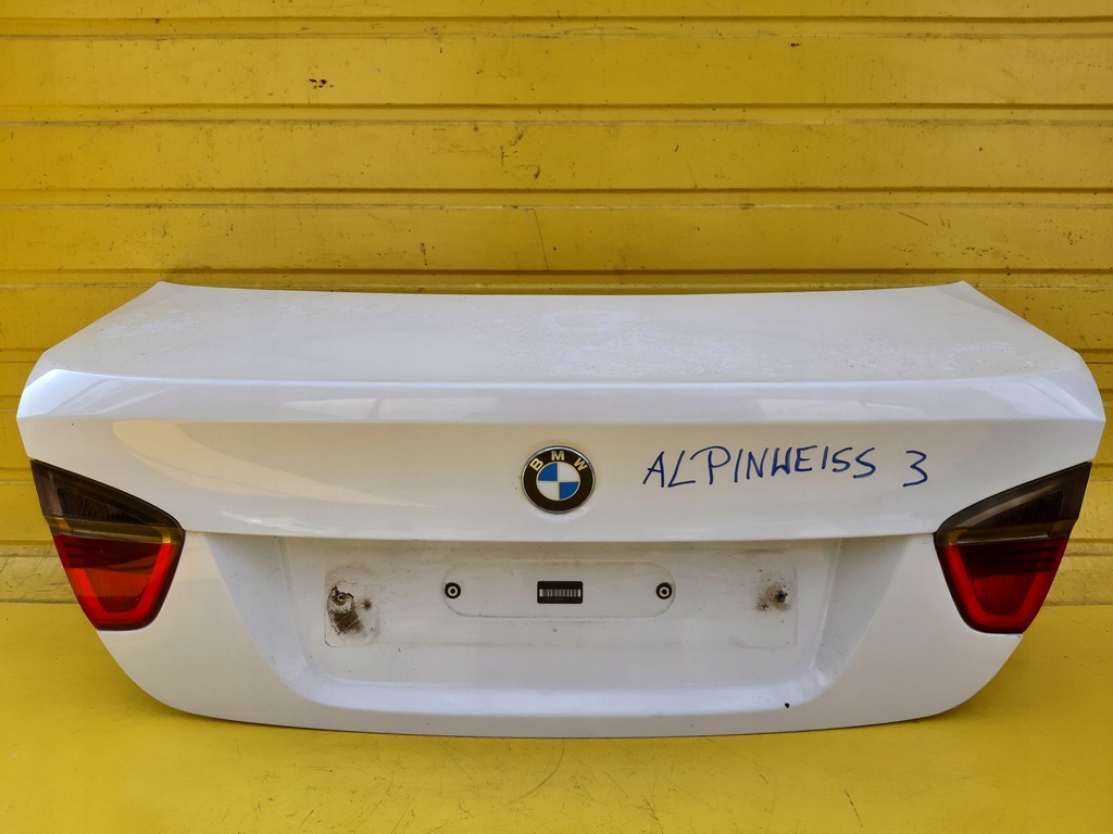 фото №1, Bmw e90 кришка багажника задня alpinweiss 3