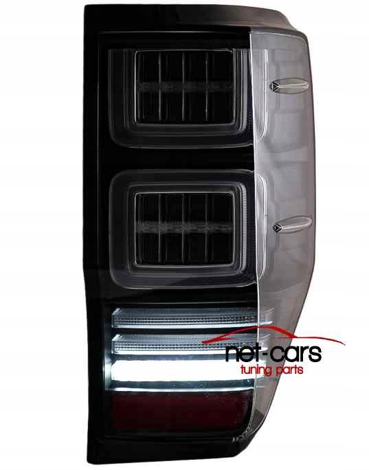 фото №10, Лампы задние ford ranger 12-18 full led neon динамический чёрные black