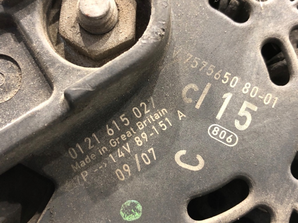 Генератор mini r56 v757565080 1.6 120km 05-14 Оригинал