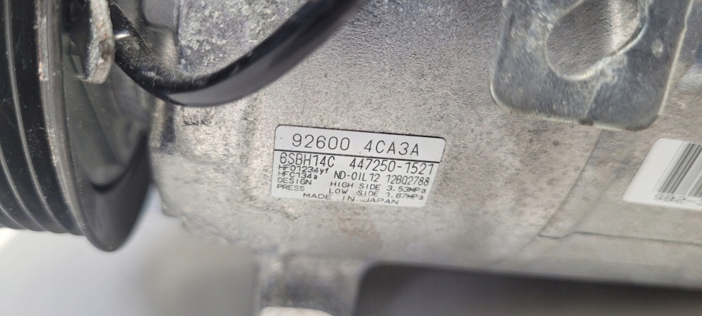 фото №3, Компрессор кондиционера renault nissan 926004ca3a