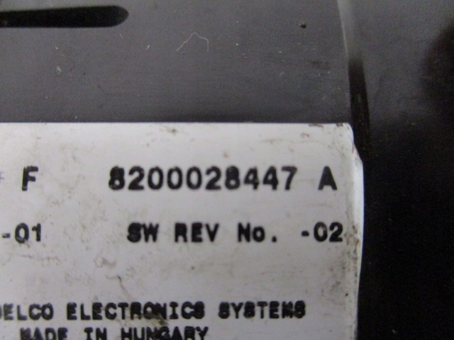 фото №7, Renault espace iv панель керування кондиціонер 8200028447