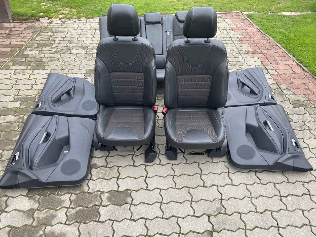 фото №1, Ford kuga mk2 сидіння сидіння заднє сидіння салон напівшкіра