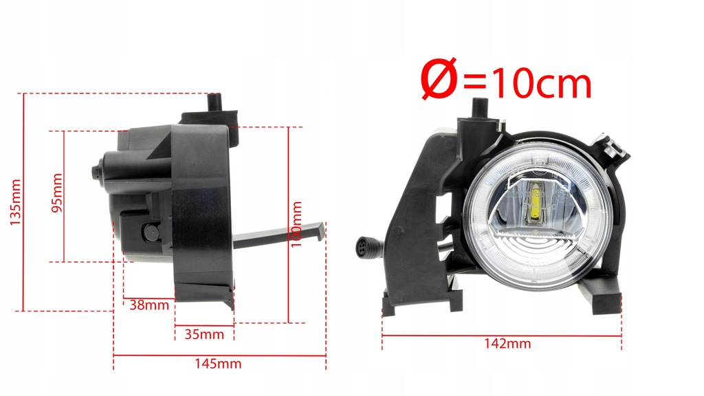фото №13, Світло led круглі drl протитуманна фара subaru forester ii