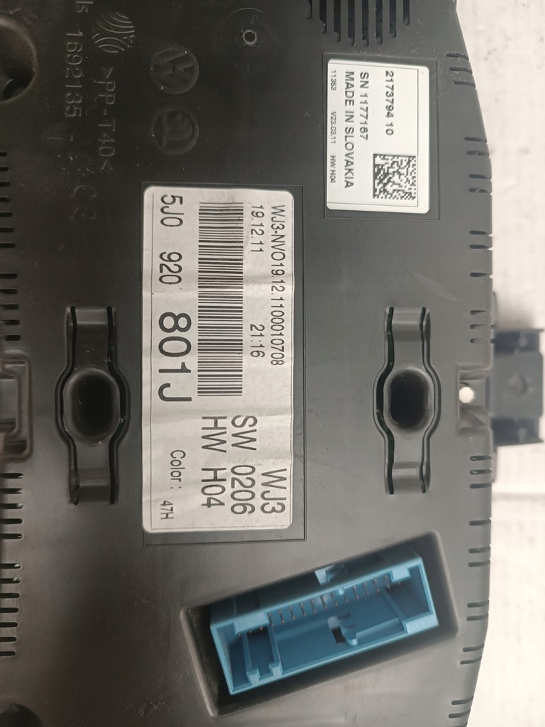 фото №5, Лічильник 5j0920801j skoda fabia ii lift 2012 1.6 tdi