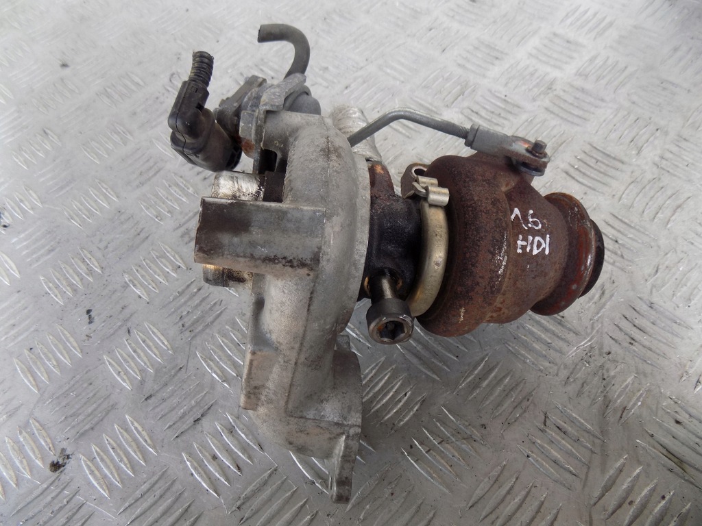 фото №1, Citroen 1.6 hdi турбонагнітач турбіна