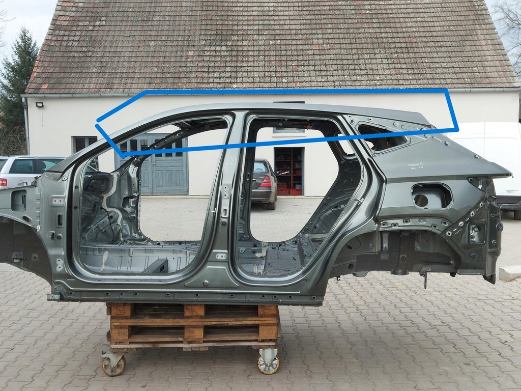 фото №5, Hyundai tucson iv крыша серо-зелёный a5g панорама стеклянный