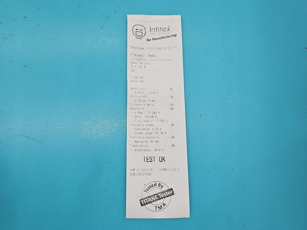 фото №7, Test генератор volvo v50 s40 ii 3m5t-10300-kc, 30795493 1.6 16v