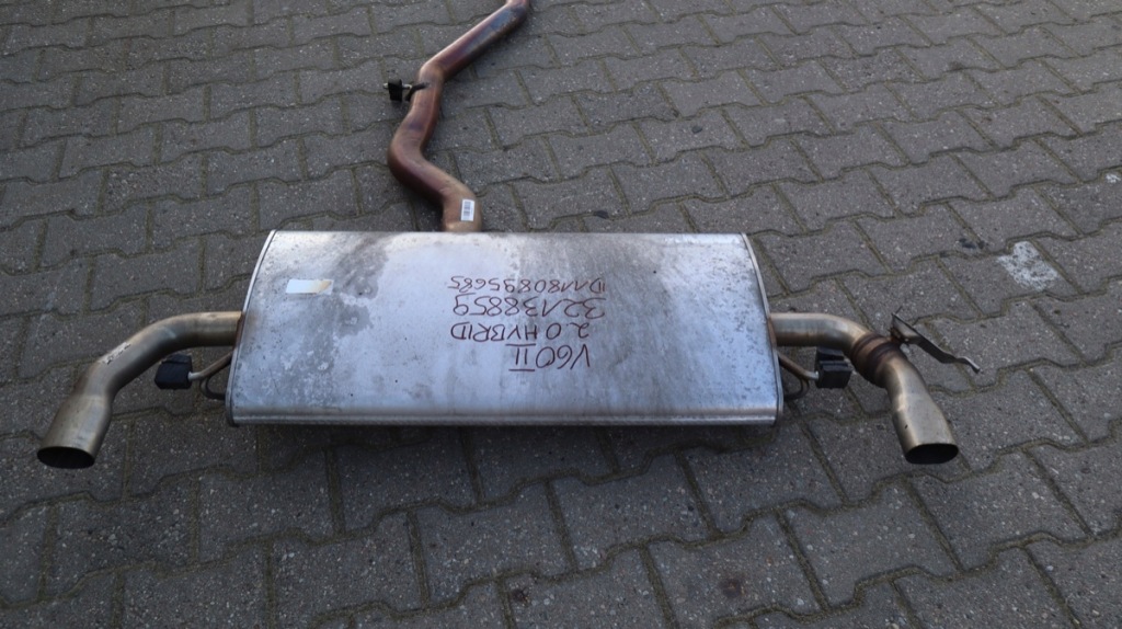 Volvo v60 ii 2.0 t6 plug in hybrid гаситель выхлоп труба 32138859 Недорого