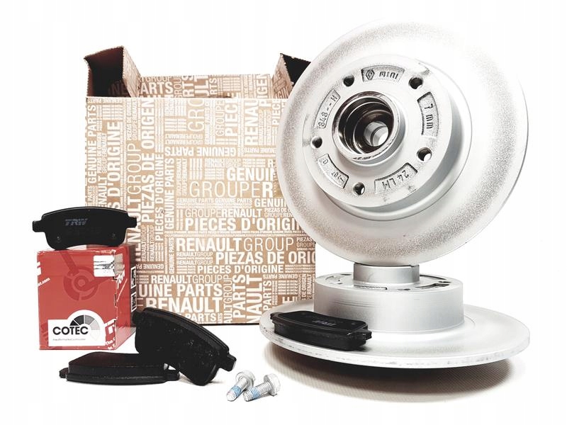 фото №2, Оригинальный номер renault тормозные диски+ тормозные колодки задняя renault fluence