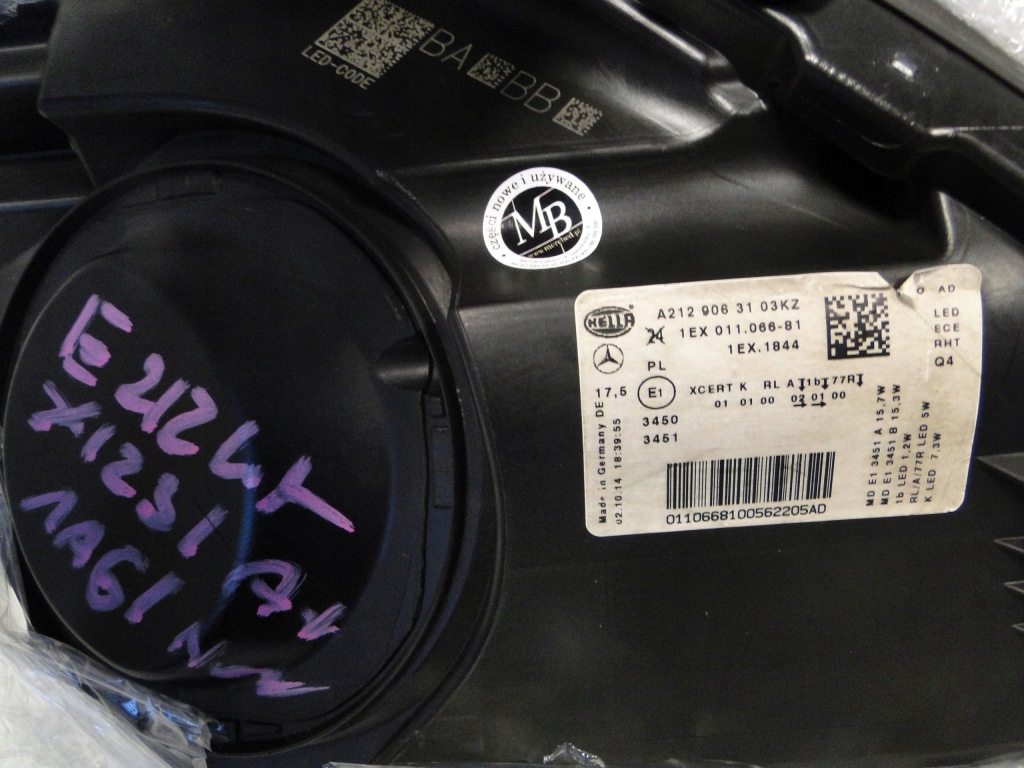 Mercedes e klasa 212 w212 фара передняя левая led ils рестайлинг Цена