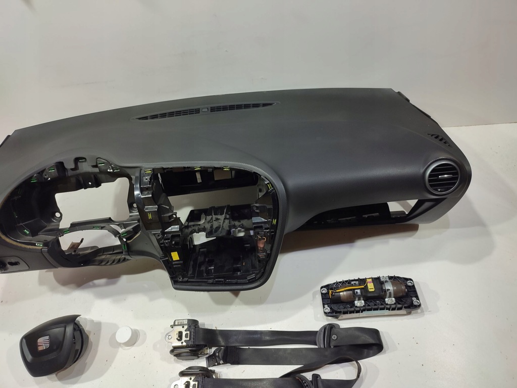 фото №5, Seat leon 2 ii приборная панель консоль подушка безопасности подушки безопасности ремни