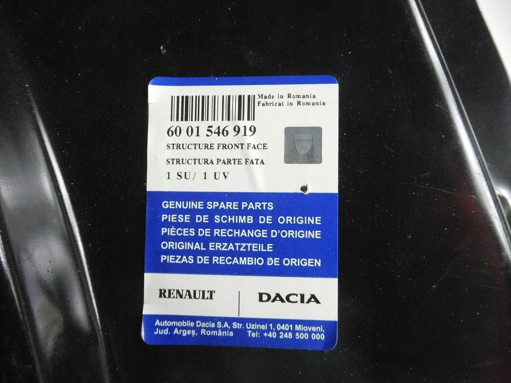 фото №9, Pas передний dacia logan оригинальный номер 6001546919