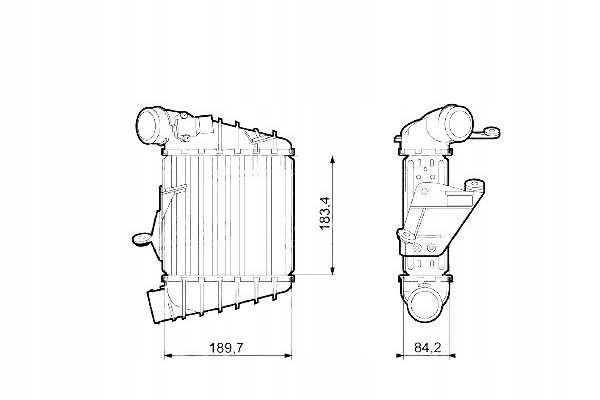 Купити Valeo інтеркулер vw polo 05- 1,4 1, valeo
