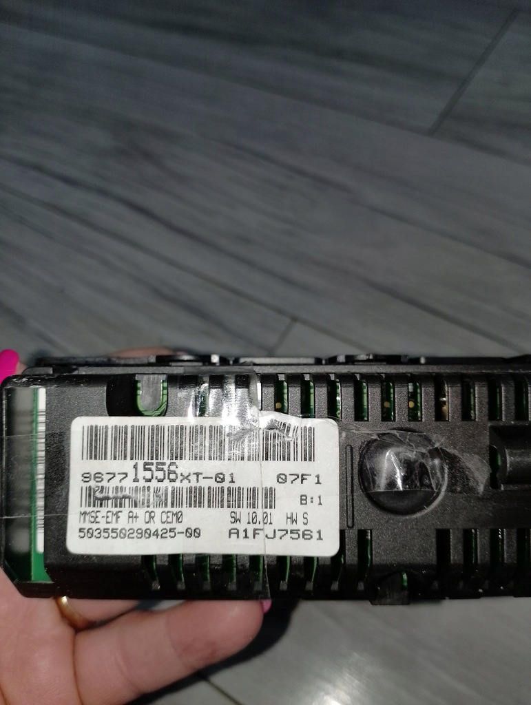 фото №2, Дисплей радіо годинник citroen ds3 96771556xt