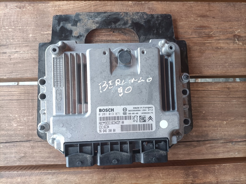 фото №1, Бортовий комп'ютер двигуна 9664618080