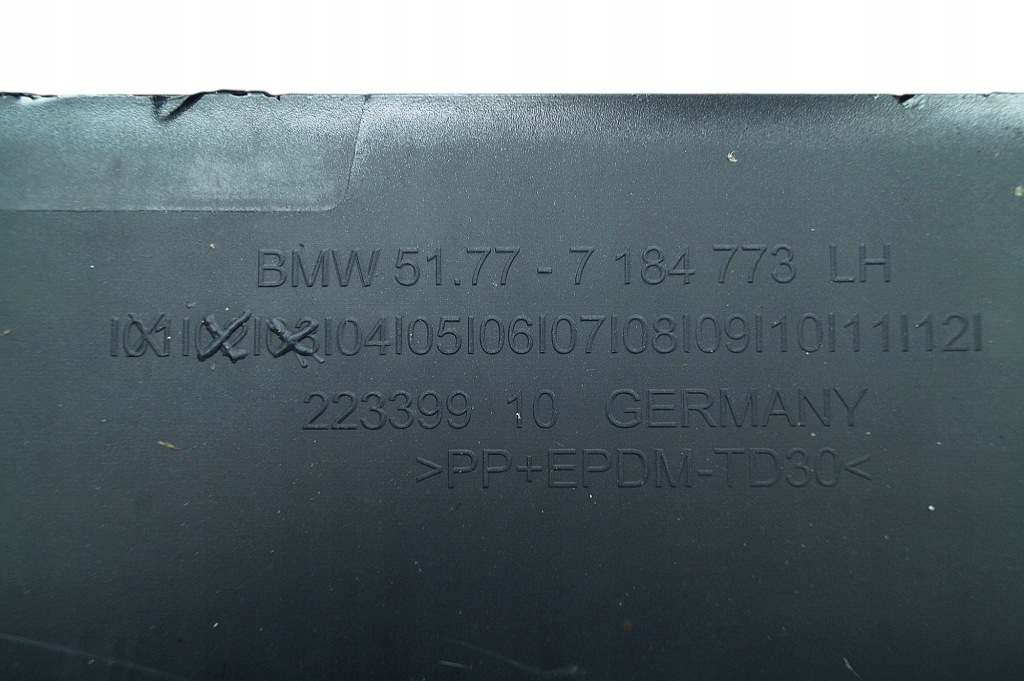 фото №7, Молдинг порог левая bmw 5 f10 f11