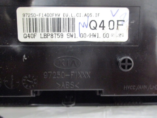 фото №15, Kia sportage iv панель кондиционера 97250-f1400fhv