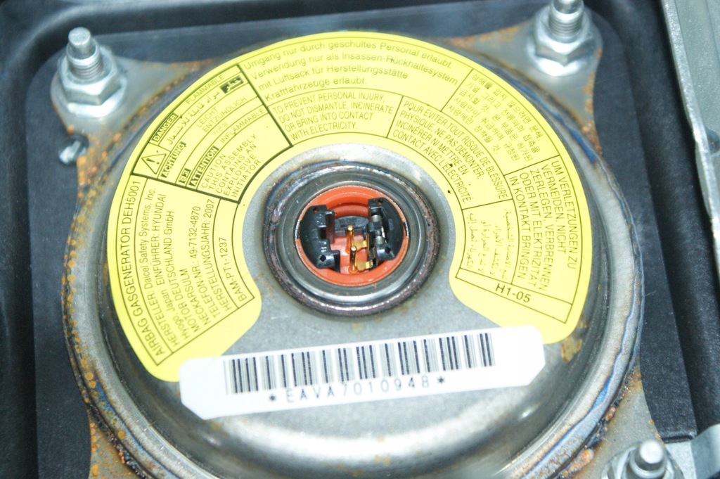 фото №12, Подушка безпеки водія подушка повітряна водія hyundai i10 i 10 0x56900010ch