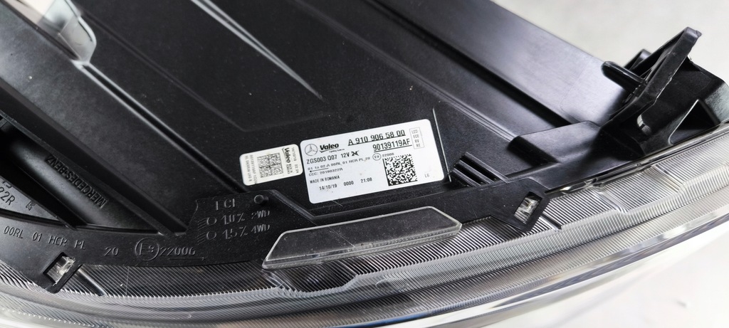 фото №5, Mercedes sprinter 907 910 фара правый full led a9109065800 kompletny