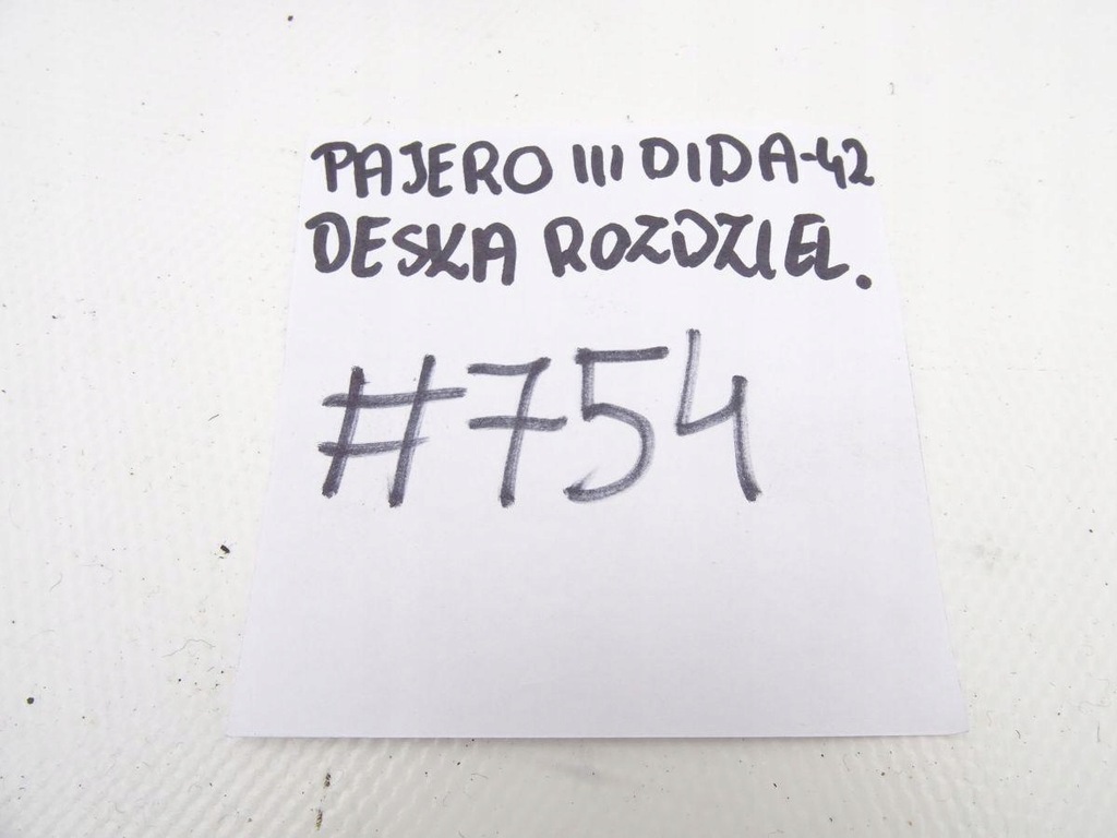 фото №7, Mitsubishi pajero iii 99-06 3.2 did джгут панелі приладової панелі anglik #754