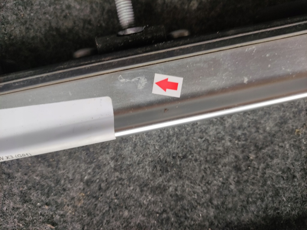 фото №10, Рейлинги кровельные bmw x3 g01 x3m f97