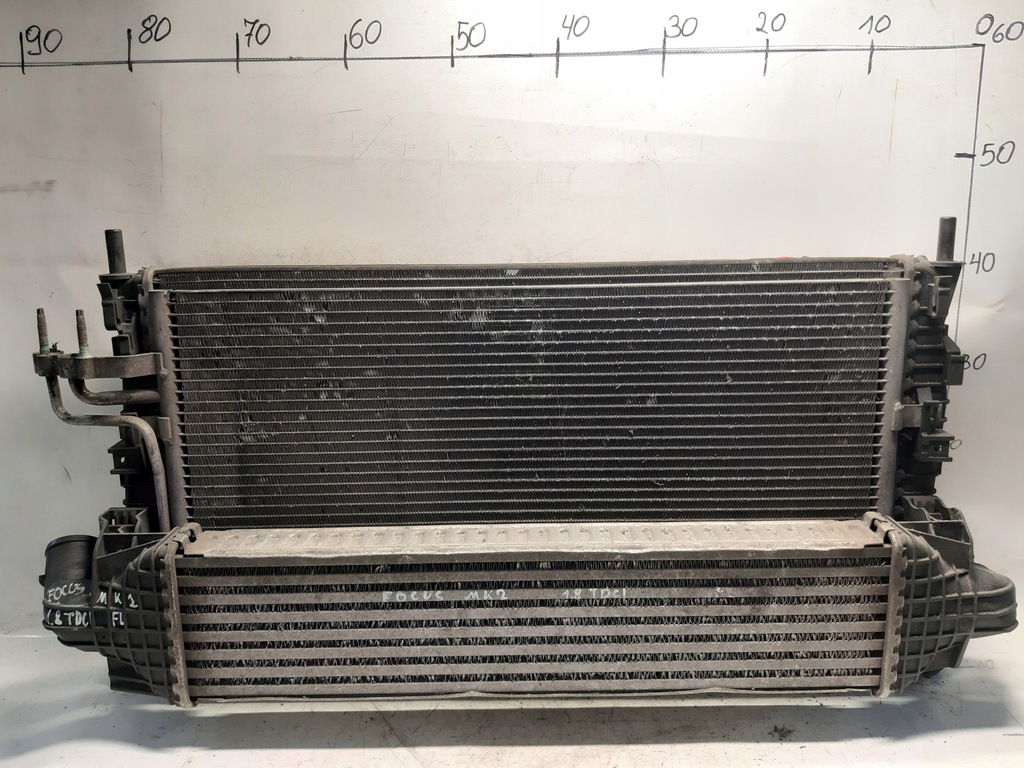 фото №1, Комплект радиатор вентилятор ford focus mk2 1.8tdci