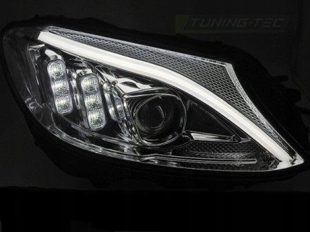 Фари фари передні mercedes w205 14-18 хром led Доставка
