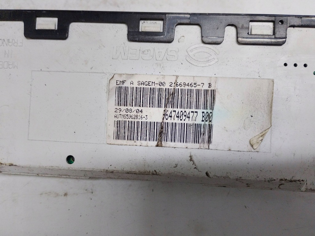 фото №7, Citroen екран дисплей 9647409477 europa