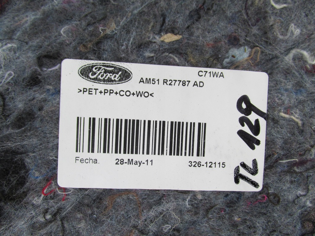 фото №9, Шумоізоляція підкрилок багажника c-max mk2 2013 rok