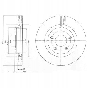 Купить Тормозные диски тормозные delphi bg4109c