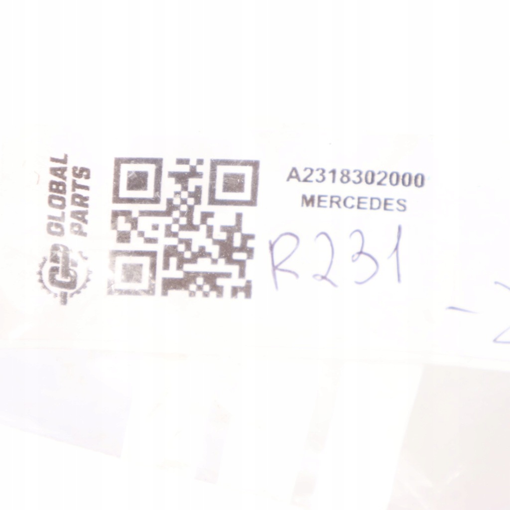Mercedes r231 шланг впуск повітря турбонагнітача a2318302000 Оригінал