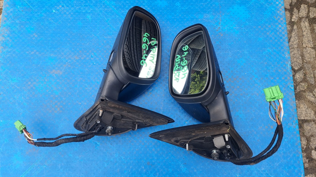 фото №7, Volvo s60 i v70 ii lift 04- зеркало правое левая 13 pin poświetlane складной